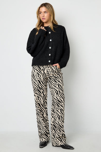 Jeans met Zebra Print