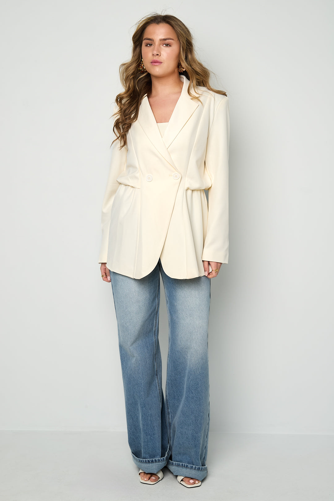 Getailleerde Blazer met Tailleceintuur