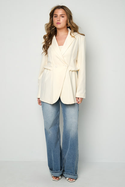 Getailleerde Blazer met Tailleceintuur