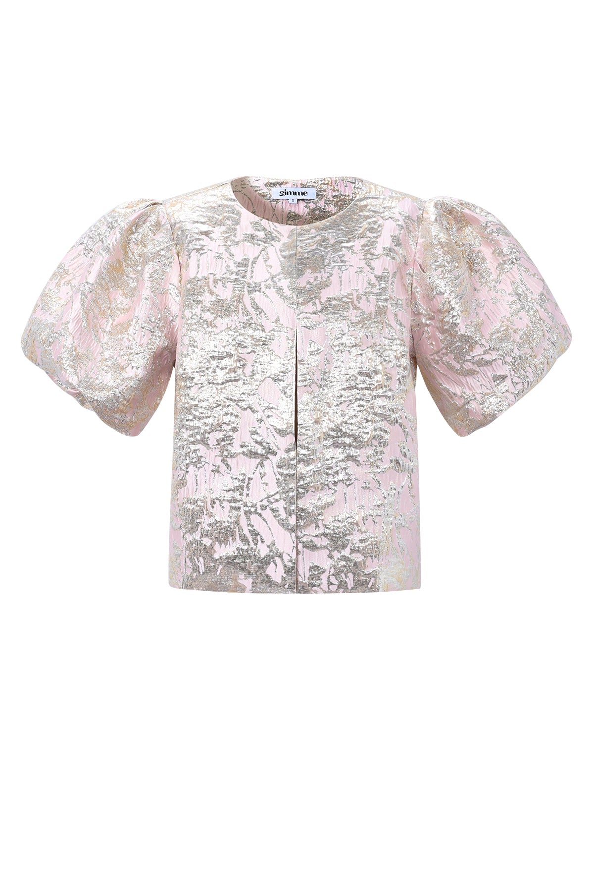 Top met Pofmouwen en Bloemenprint