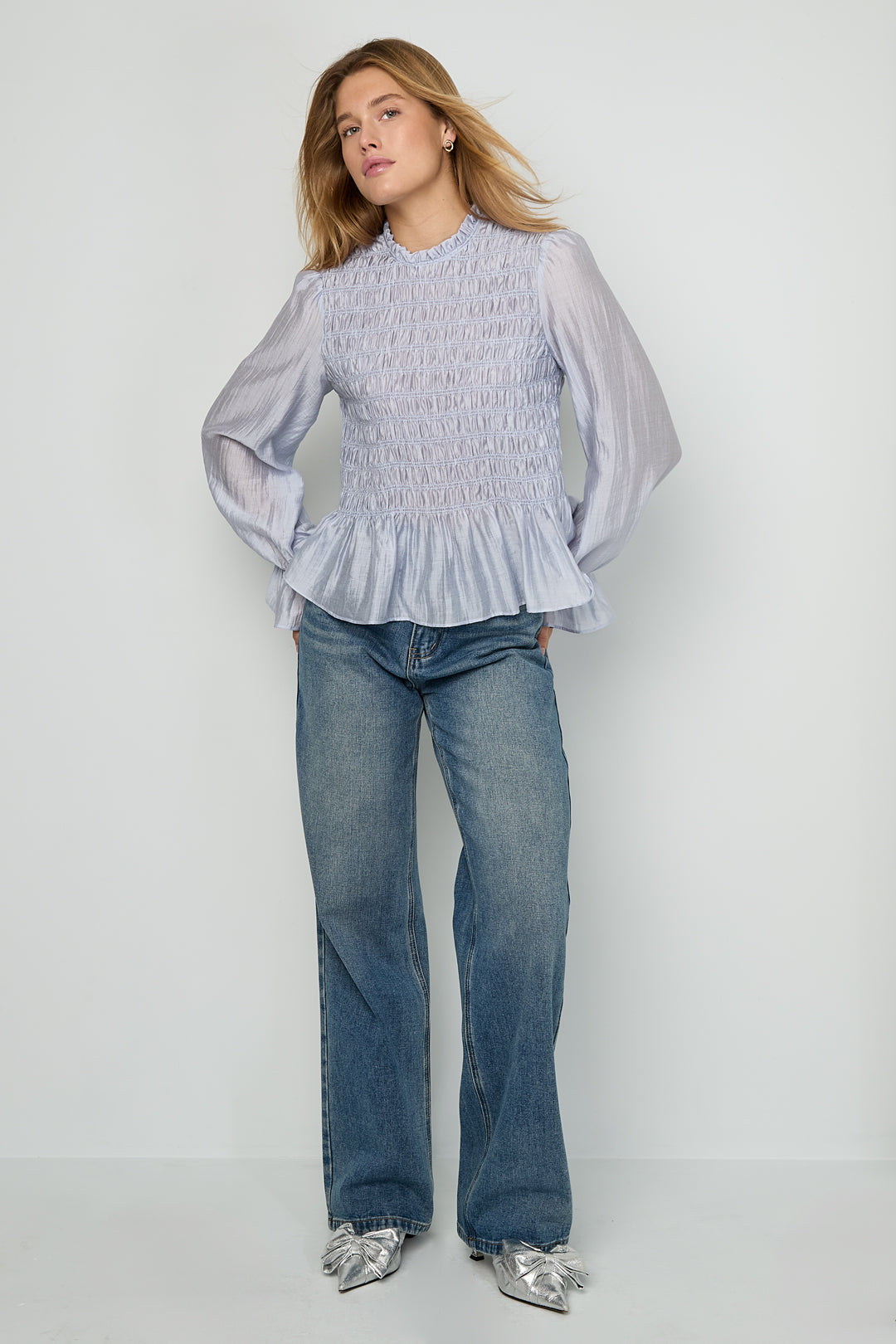 Elegante Top met Lange Mouwen