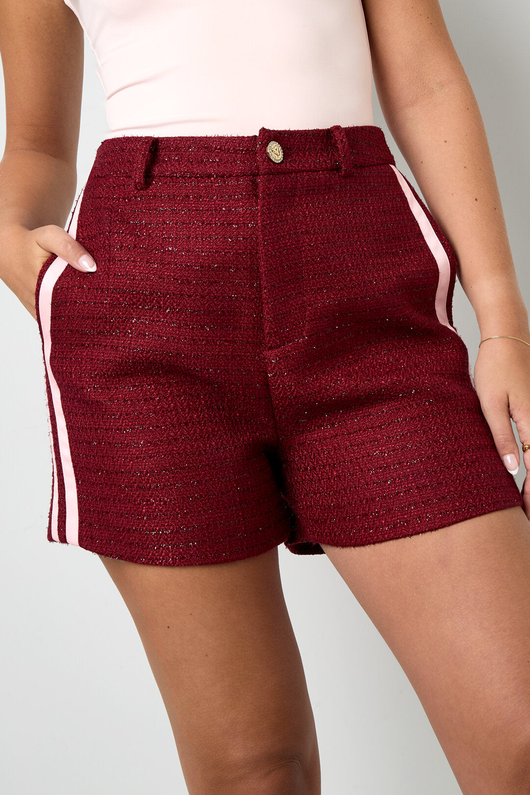 Short met Zijstreep