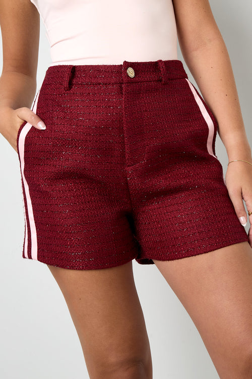 Short met Zijstreep