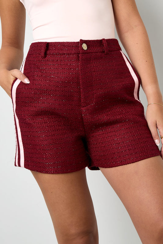 Short met Zijstreep