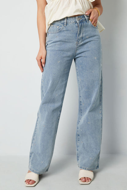 Jeans met Hartjesdetail