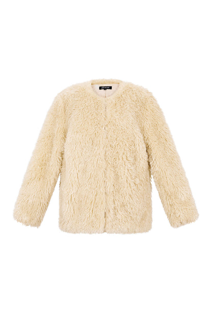 Zacht Faux Fur Jasje