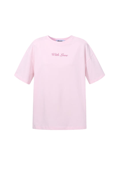Casual T-shirt ‘Met Liefde’