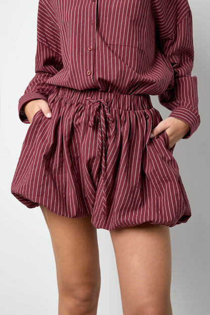 Gestreepte Casual Short