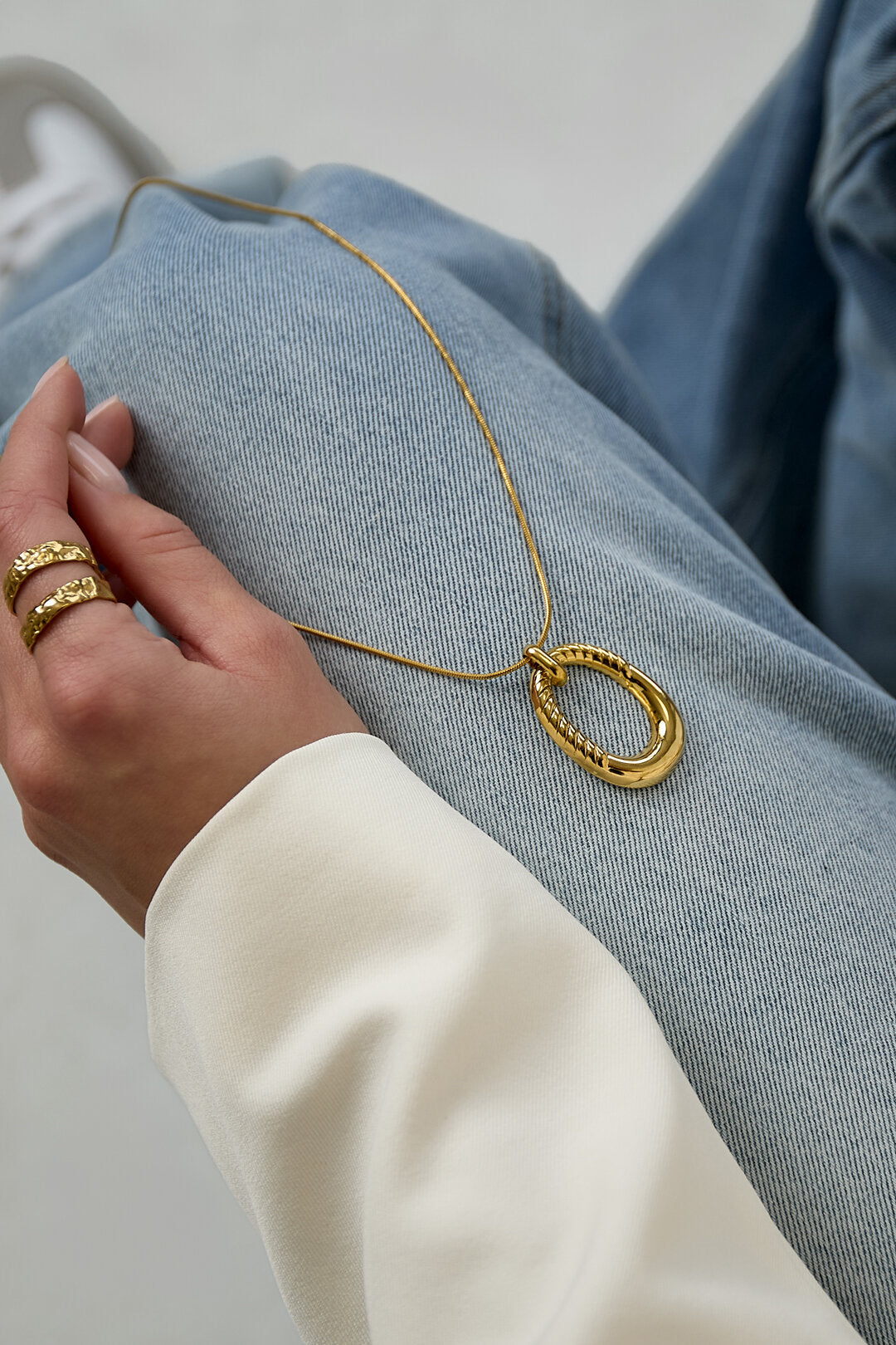 Ovale Statementketting