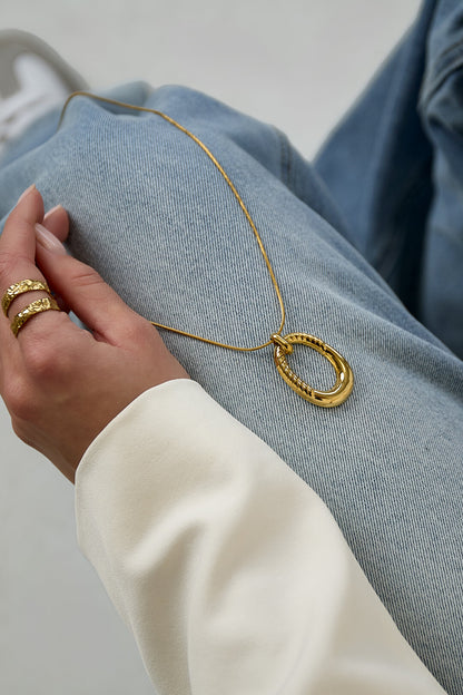 Ovale Statementketting
