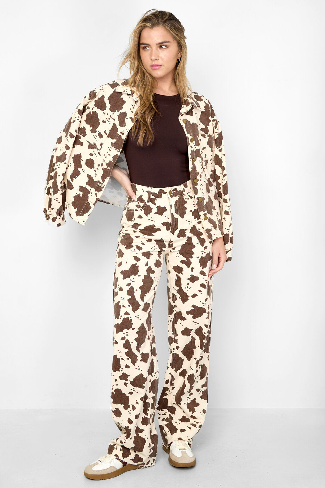 Jeans met Luipaardprint