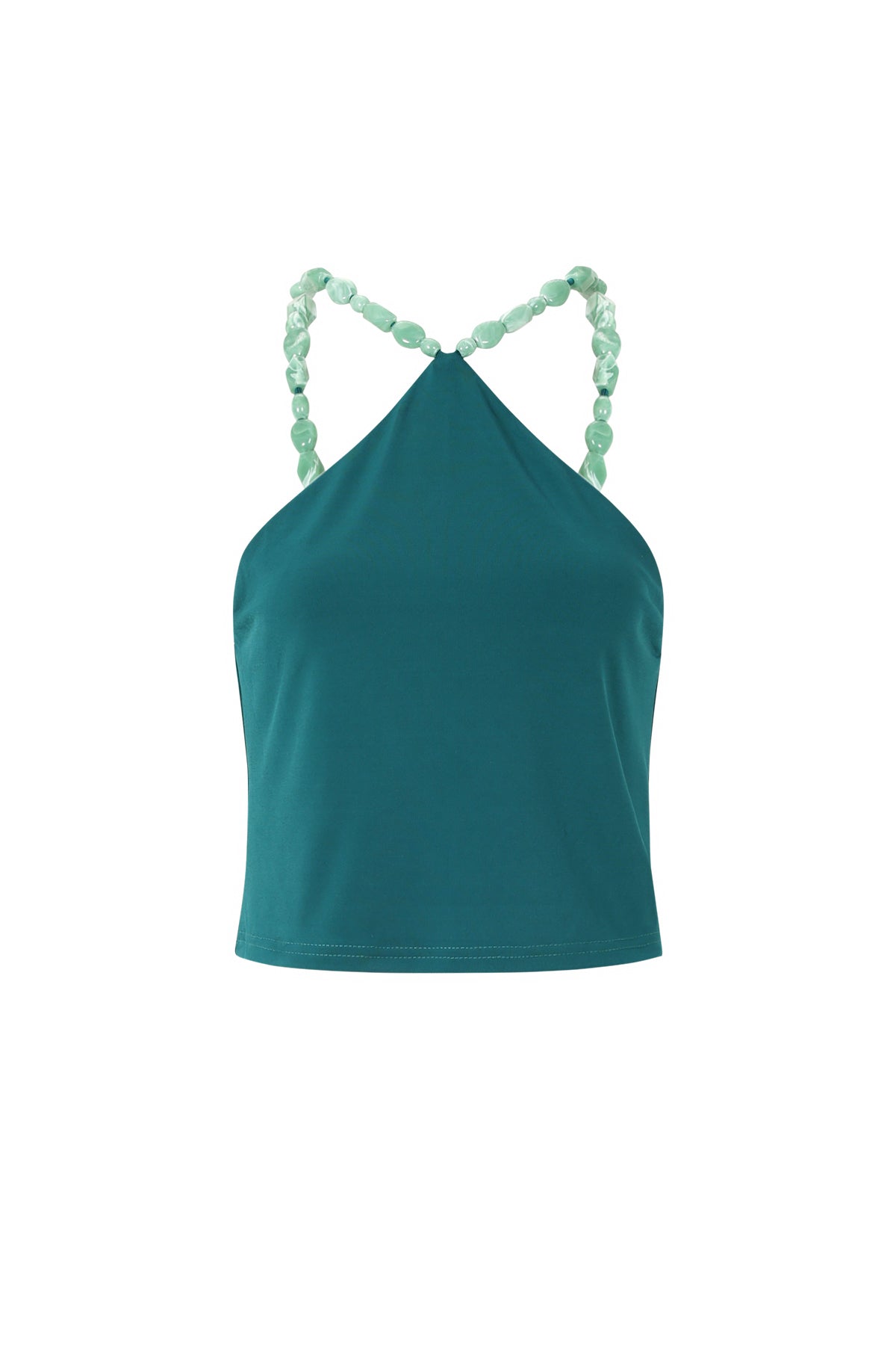 Halter Top met Kralendetail
