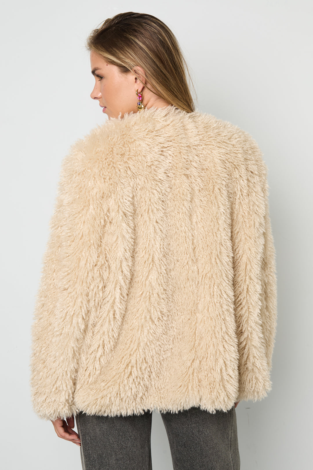 Zacht Faux Fur Jasje