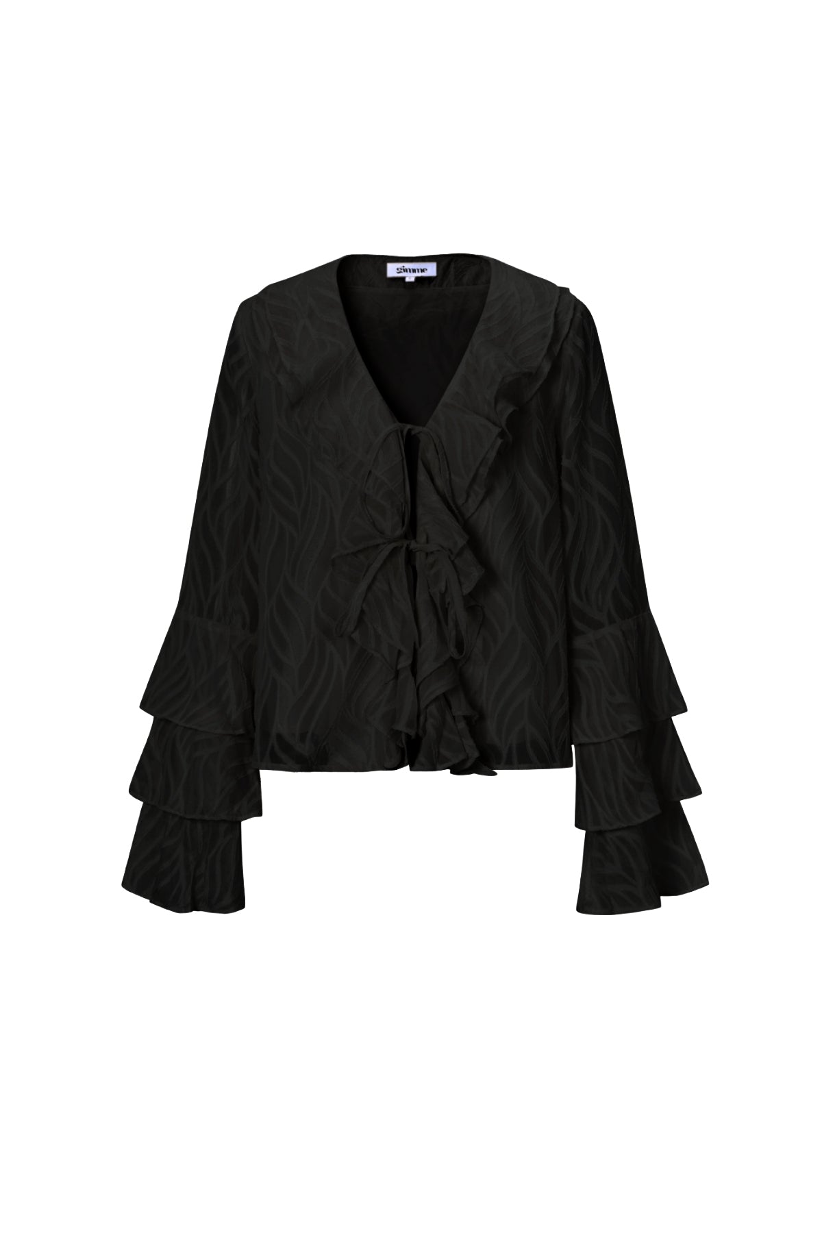 Shirt met Ruches en V-Hals