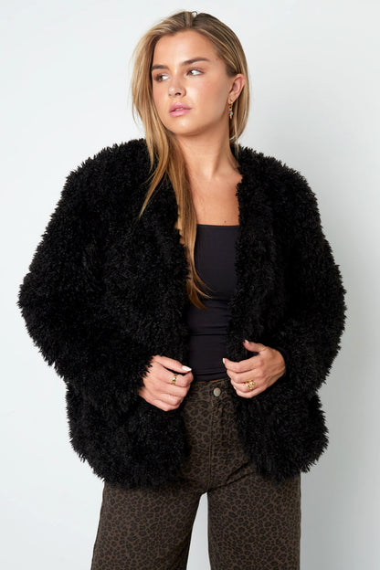 Zacht Faux Fur Jasje