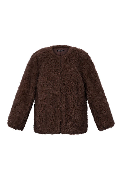 Zacht Faux Fur Jasje
