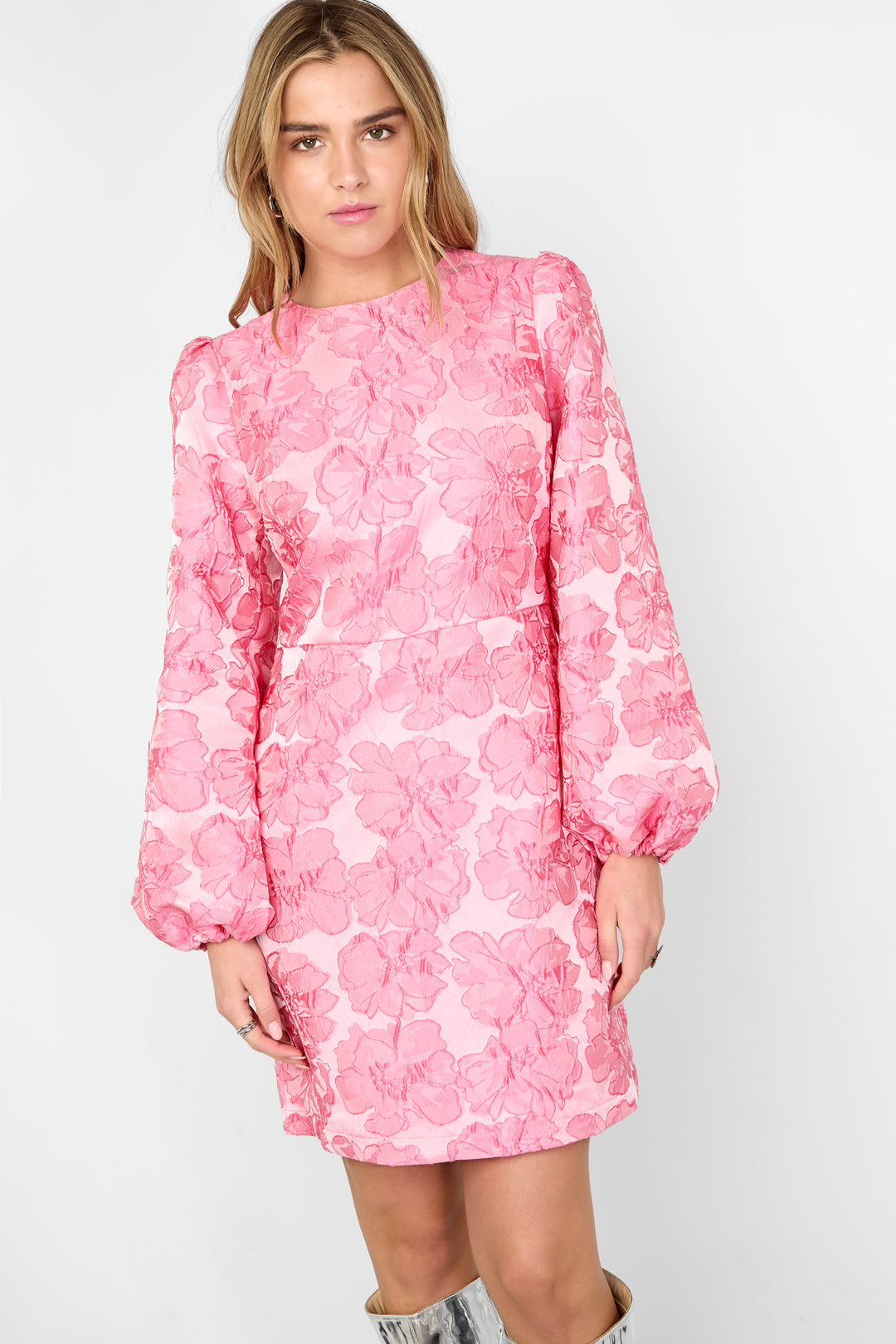 Mini Jurk met Bloemenprint