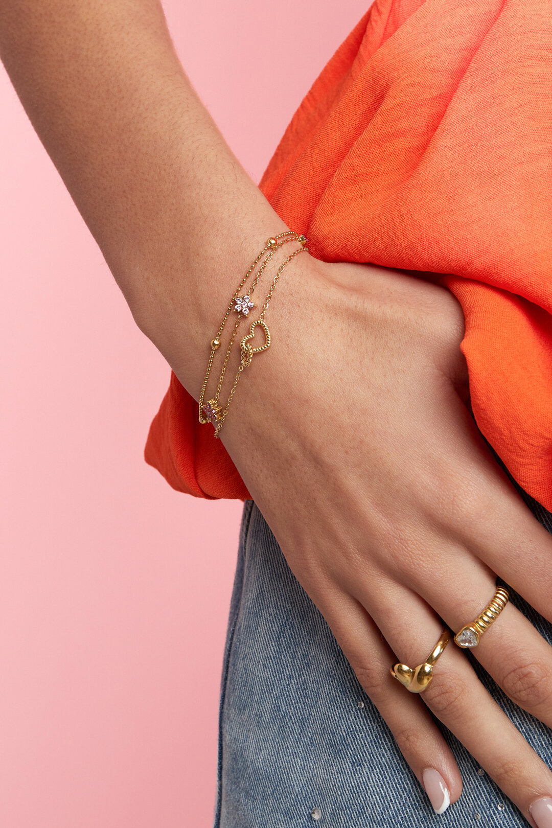 Bloem Bedelarmband