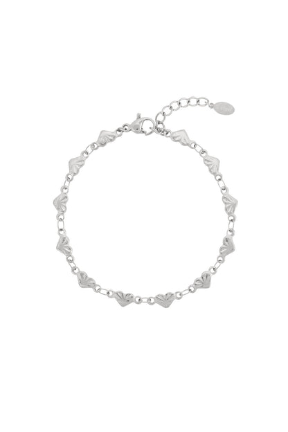 Hartjes Schakelarmband