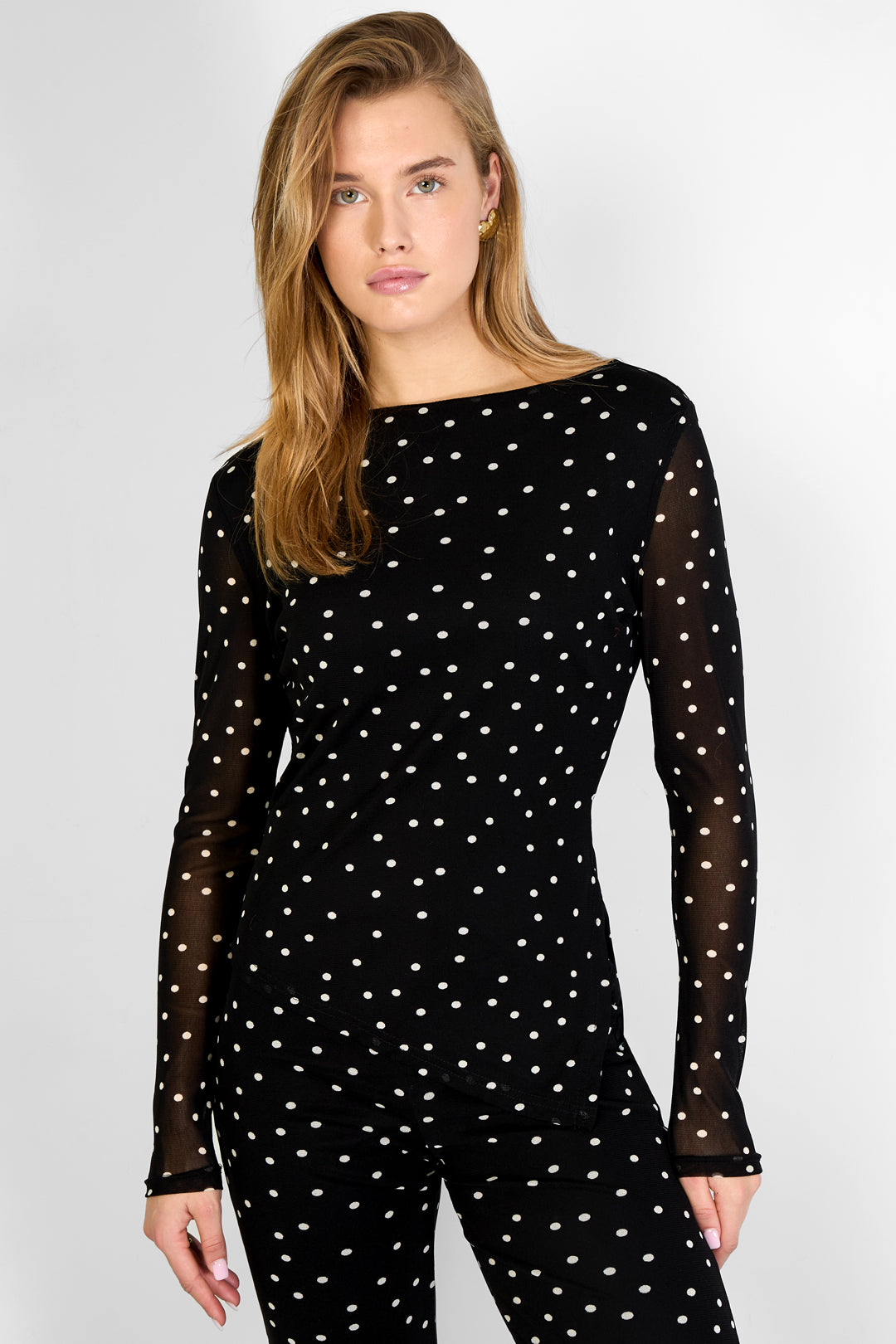 Shirt met Stippen