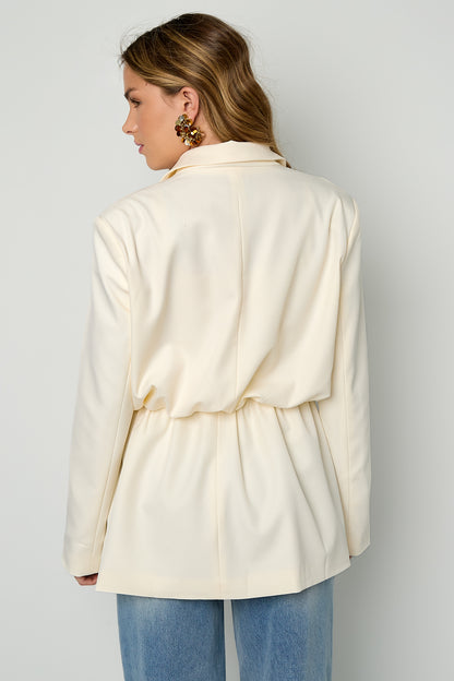 Getailleerde Blazer met Tailleceintuur