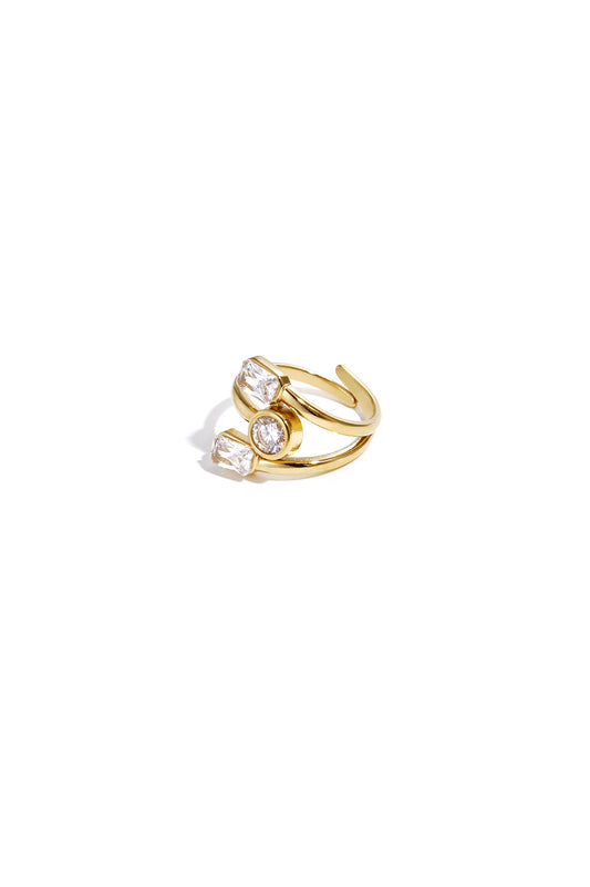 Cluster Edelsteen Ring