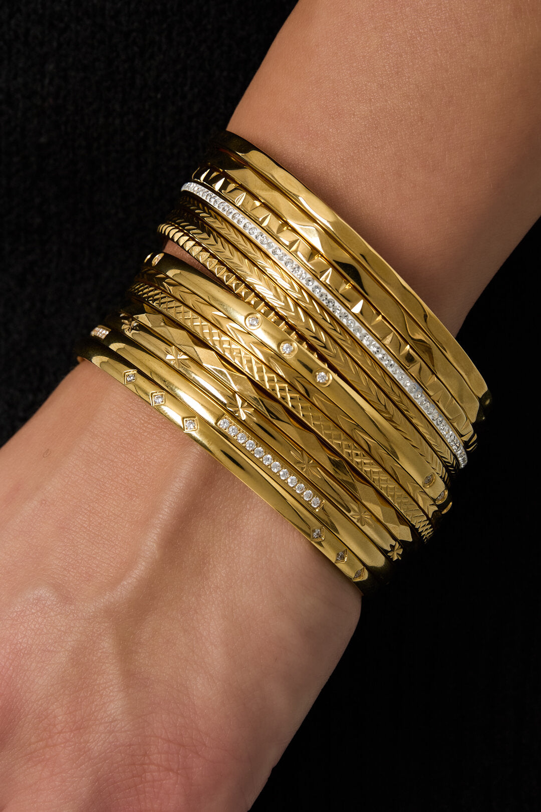 Elegante Strass Bangle