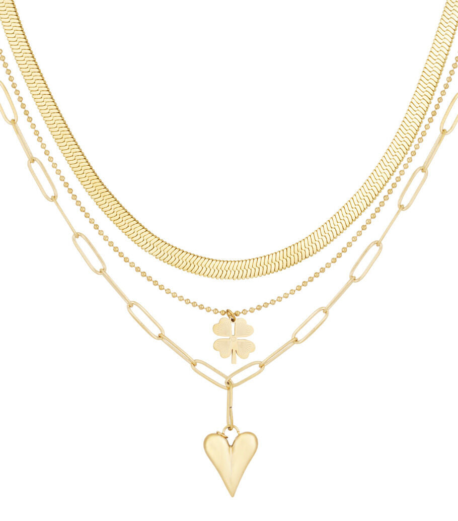 Drielaagse Hartketting