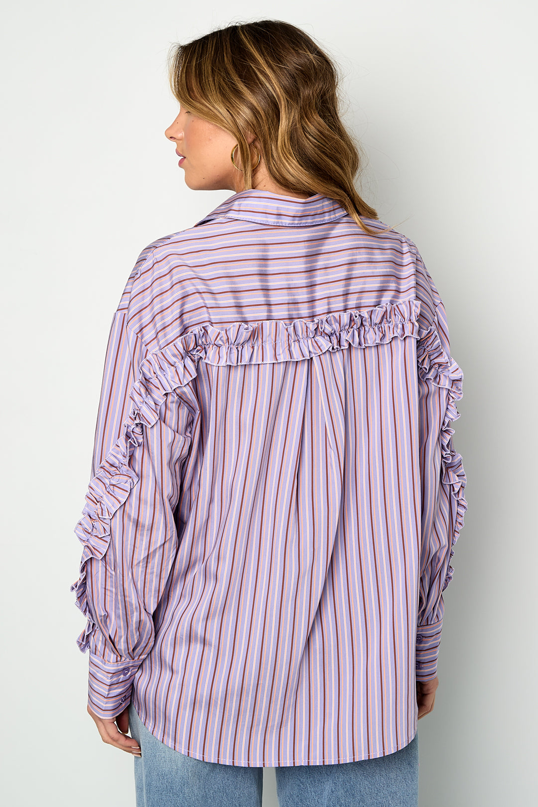 Casual Blouse met Ruches