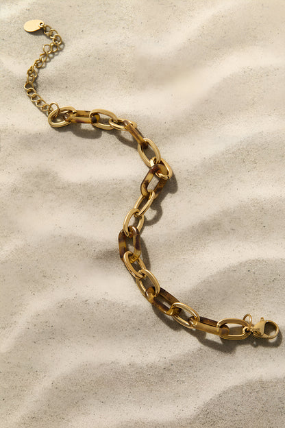 Luipaard Schakelarmband