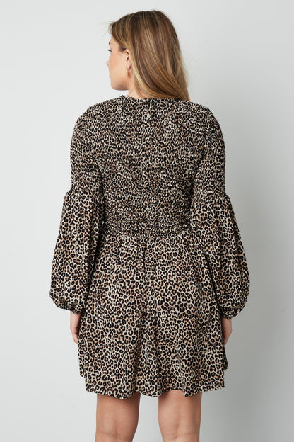 Mini Jurk met Luipaardprint