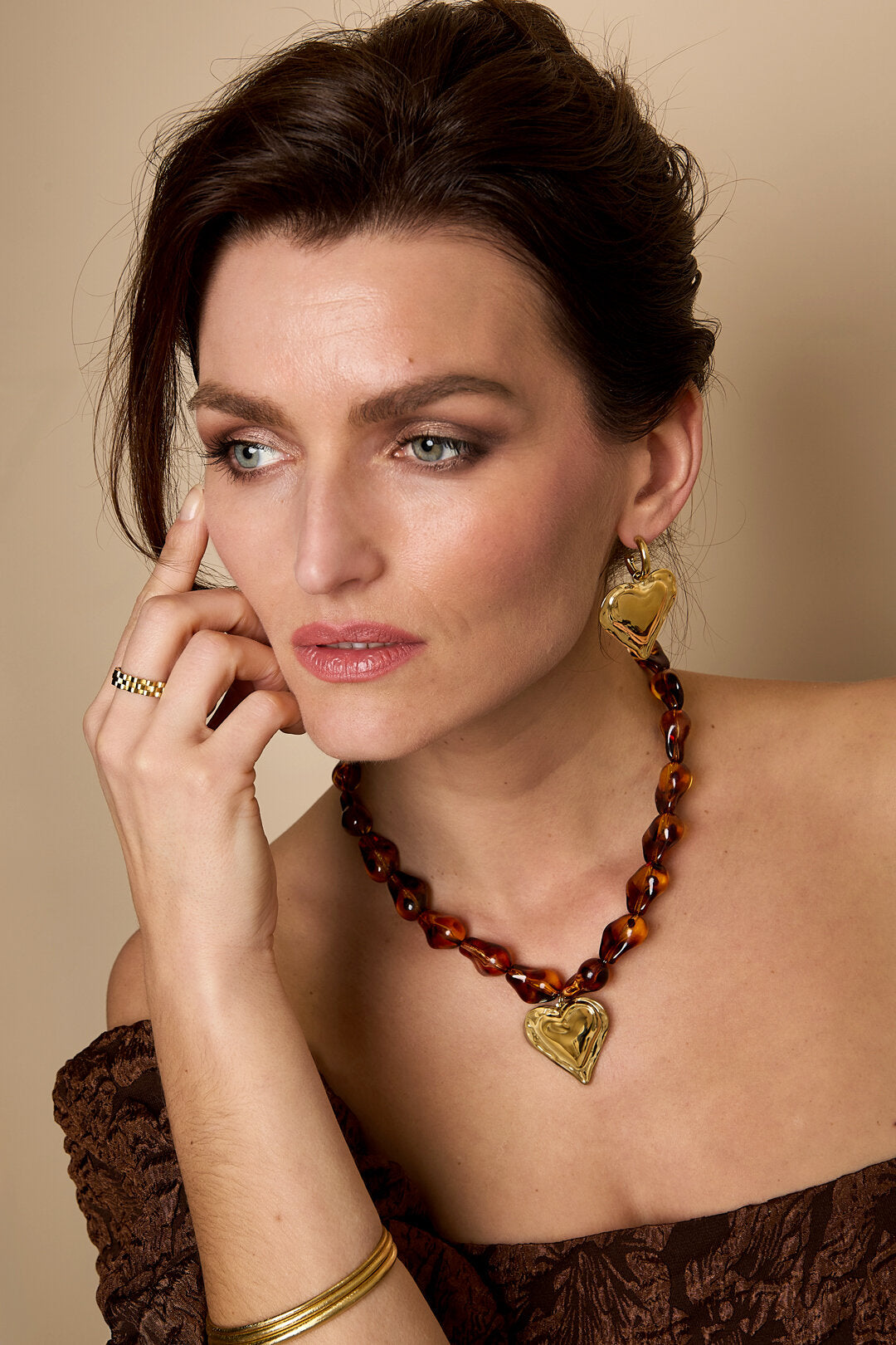 Hartjes Kralenketting