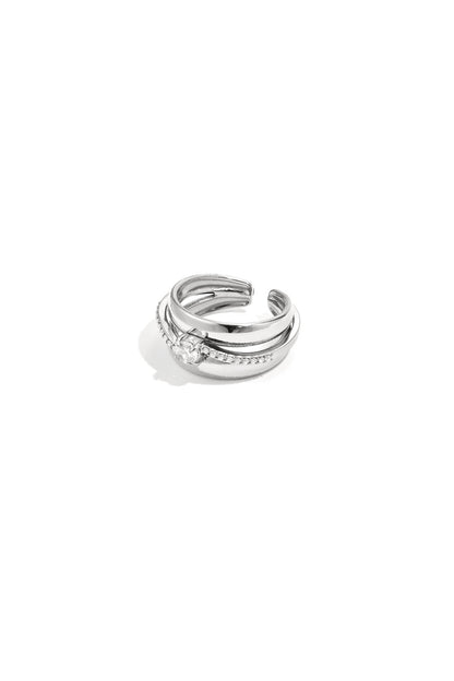 Gelaagde Edelsteen Ring