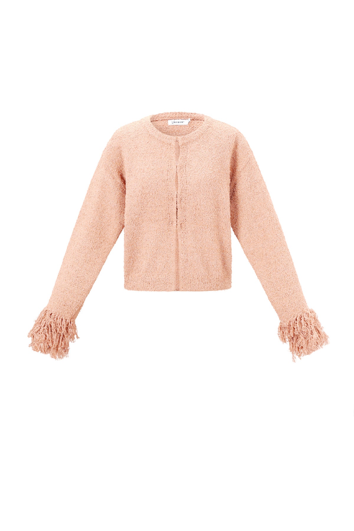 Gebreid Vest met Franje Details