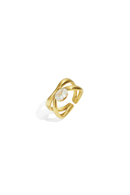 Zirkonia Edelsteen Ring