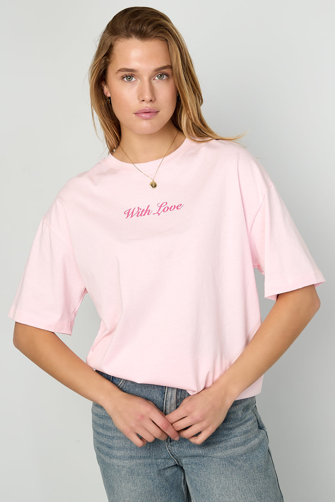 Casual T-shirt ‘Met Liefde’