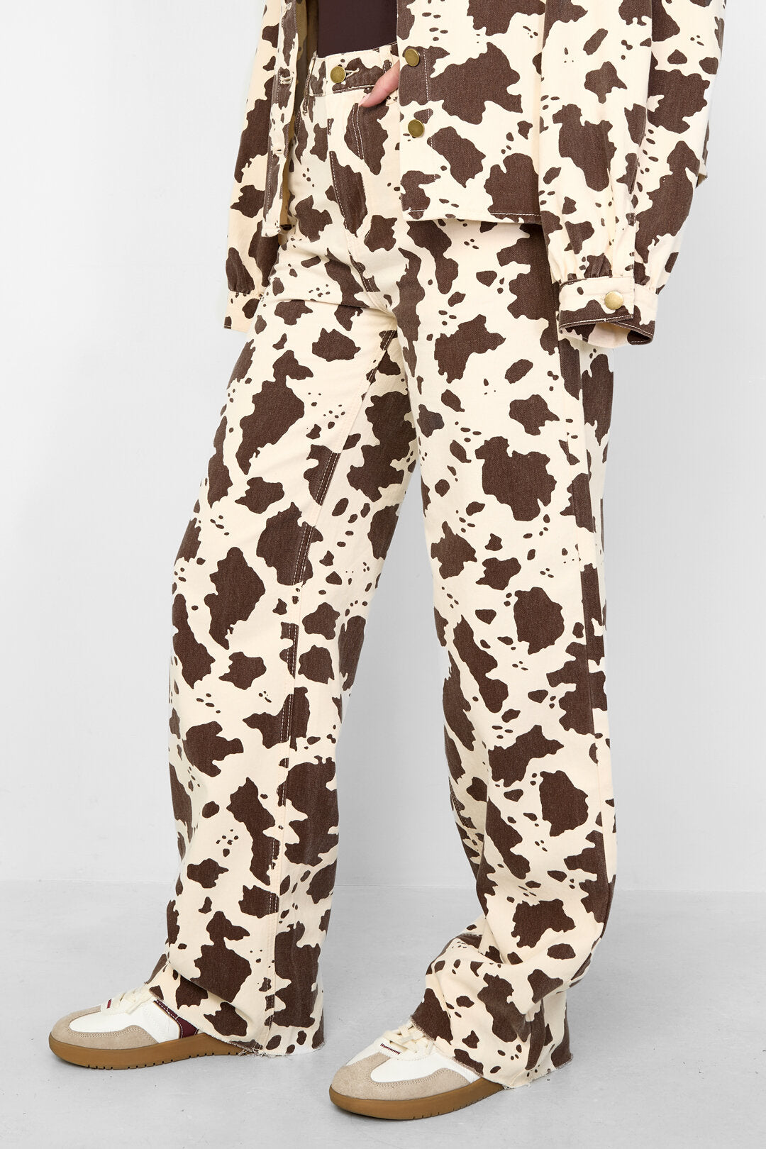 Jeans met Luipaardprint