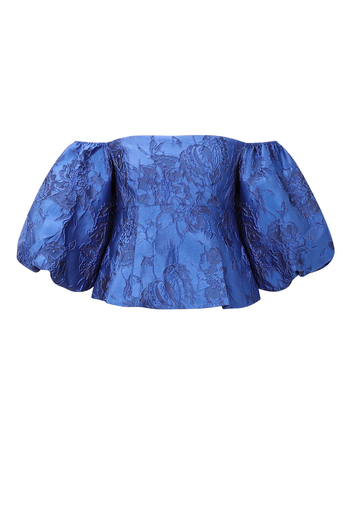 Off-Shoulder Top met Pofmouwen