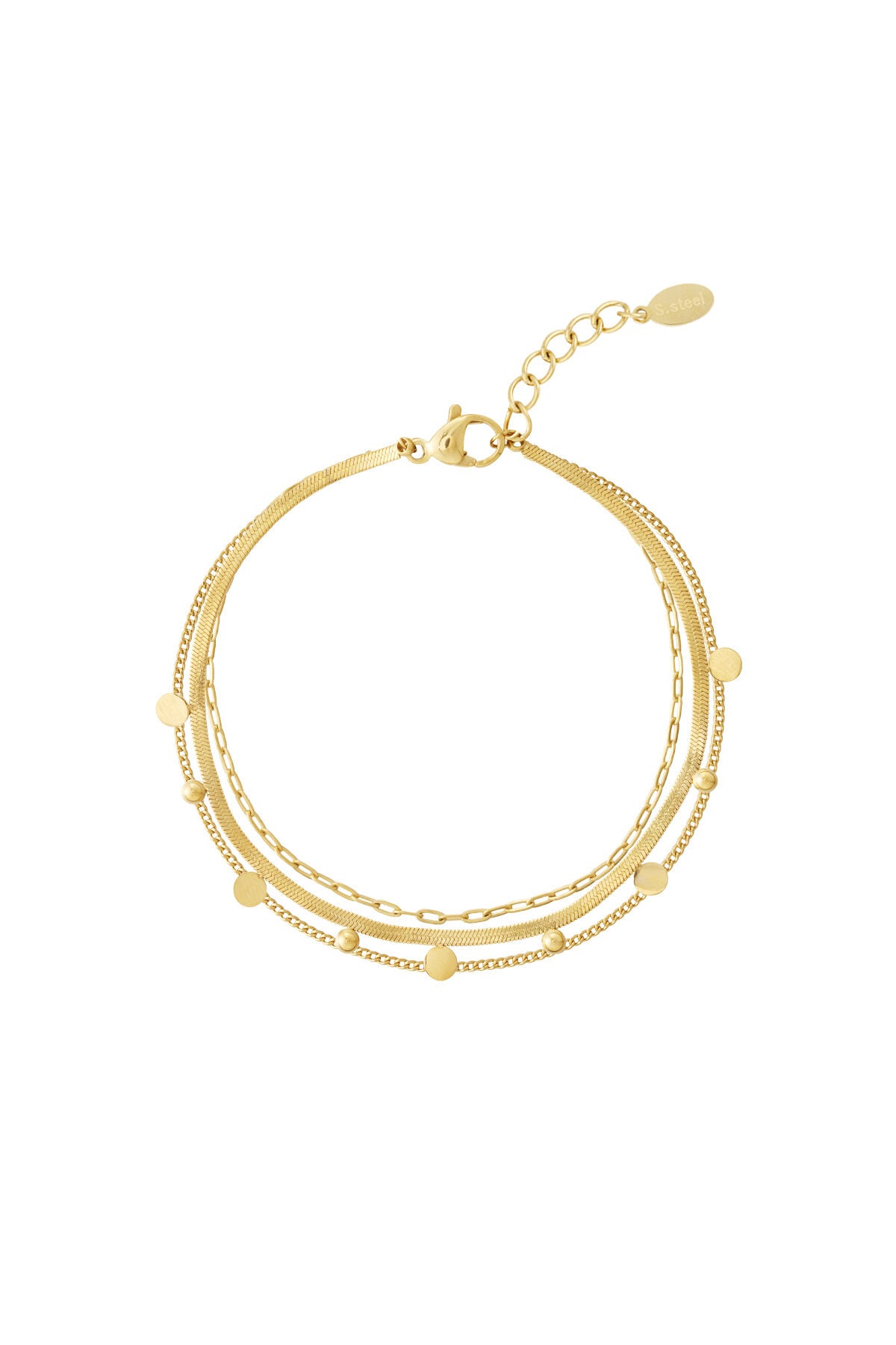 Dubbele Schakelarmband