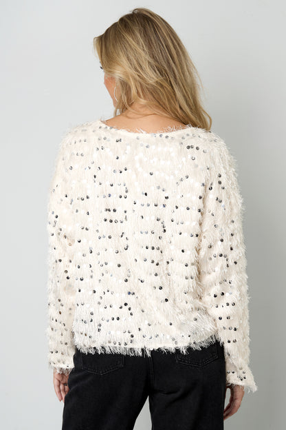 Shirt met Pailletten