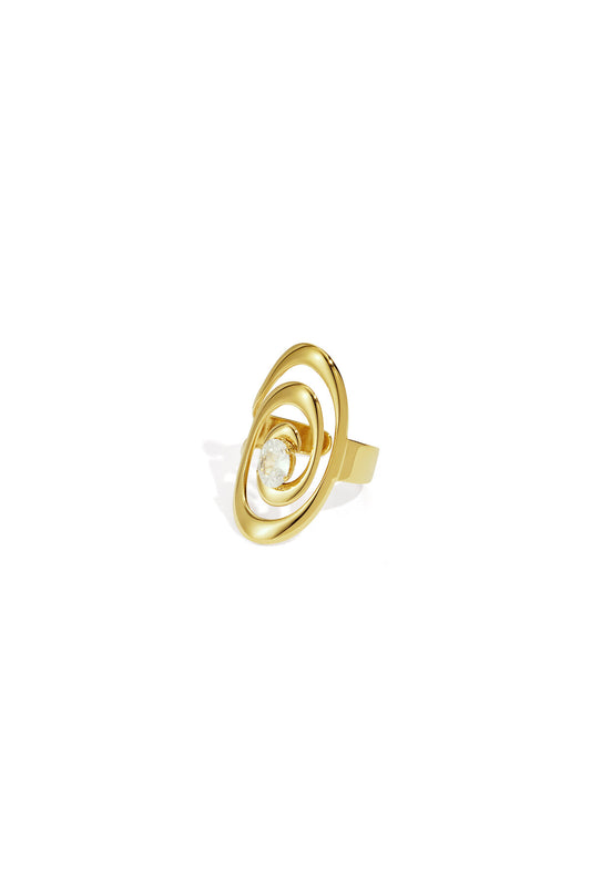 Ovale Edelsteen Ring