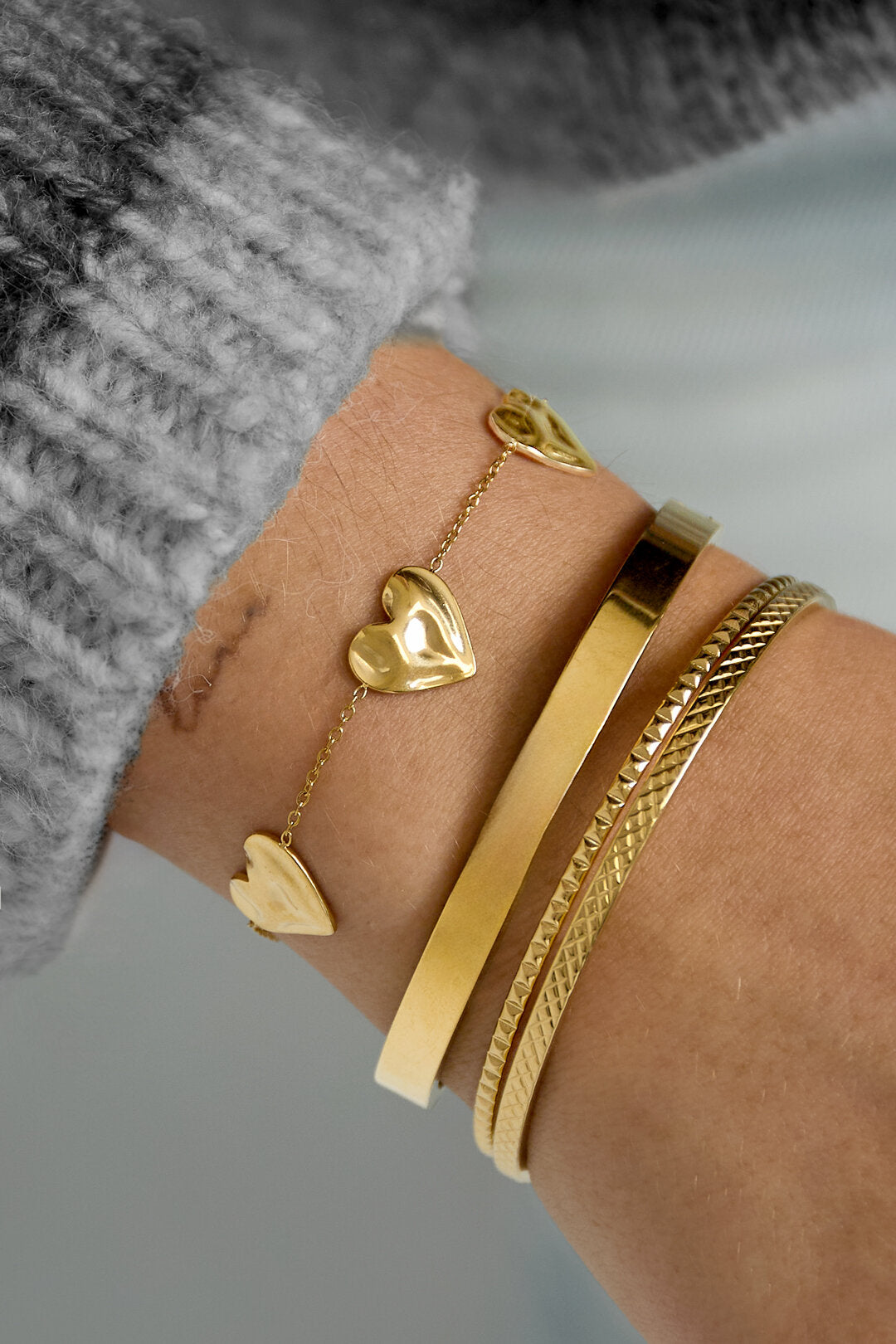 Hartenlijn Bedelarmband