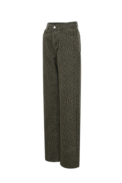 Jeans met Luipaardprint