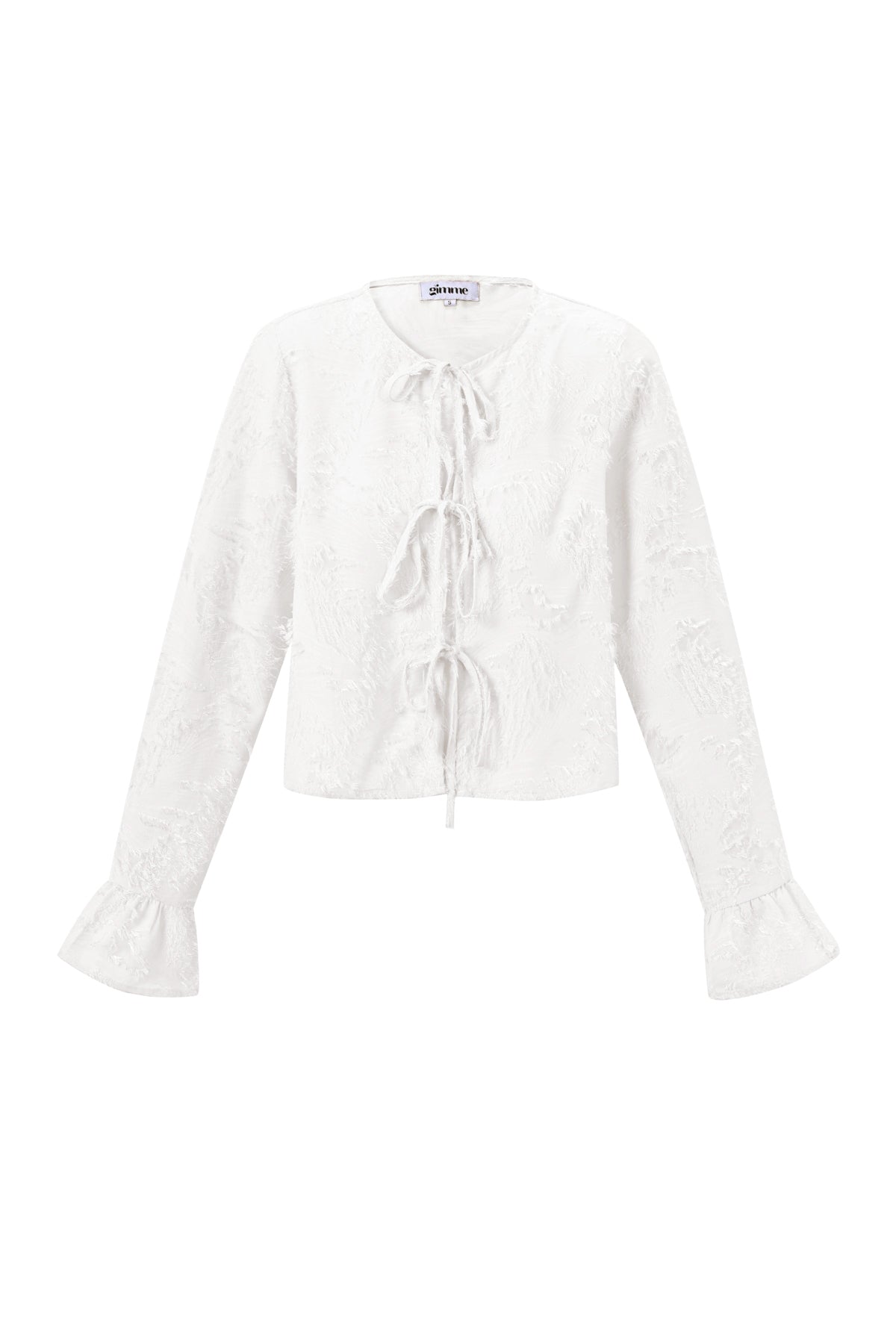 Shirt met Strikdetail