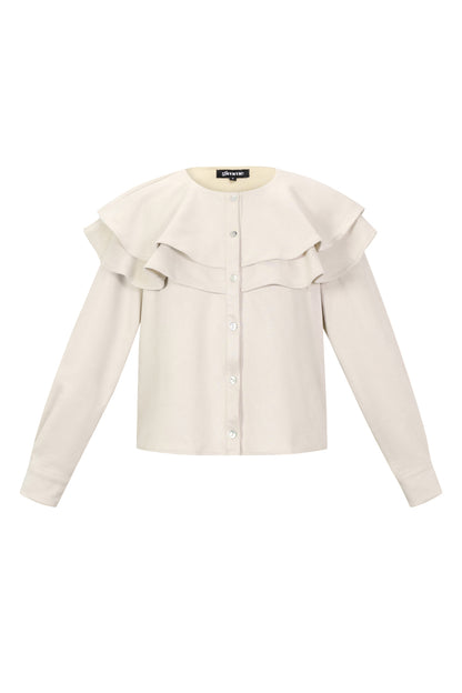 Blouse met Elegante Ruches