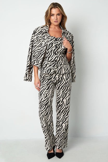 Jeans met Zebra Print