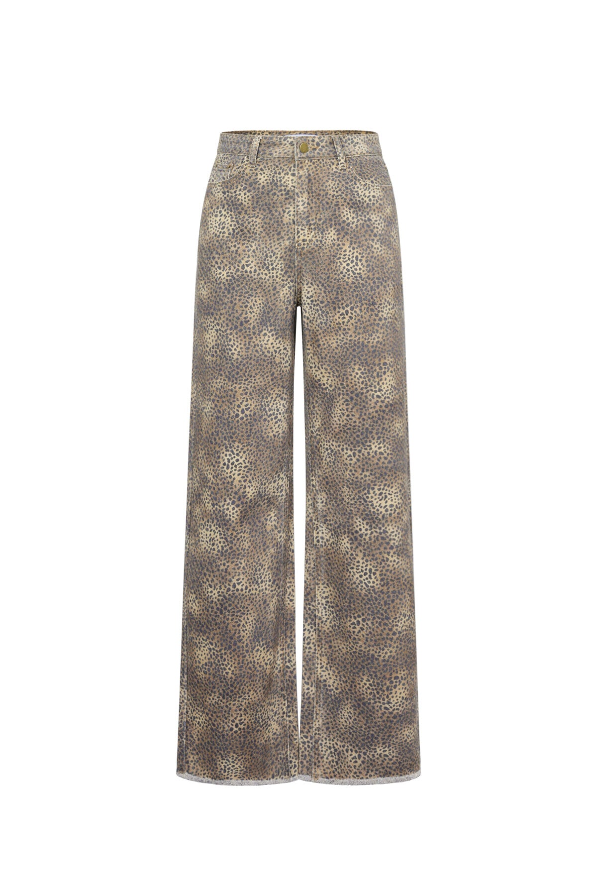 Jeans met Luipaardprint