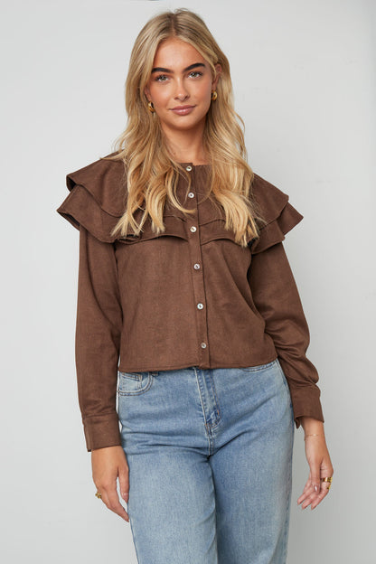 Blouse met Elegante Ruches