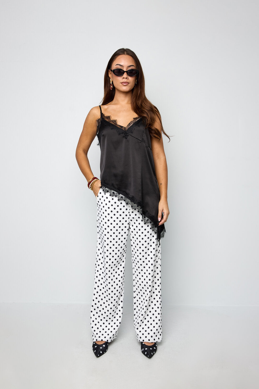 Broek met Rechte Pijpen en Print