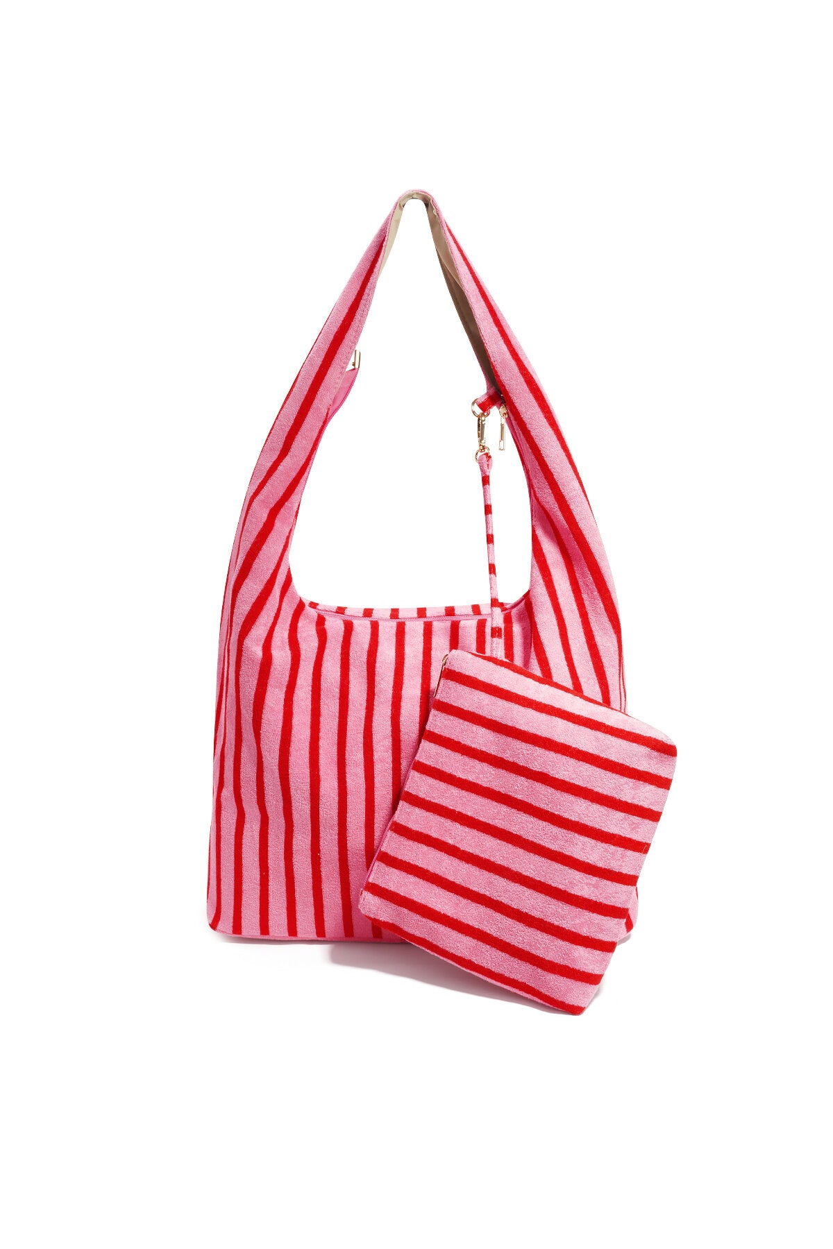Gestreepte shopper